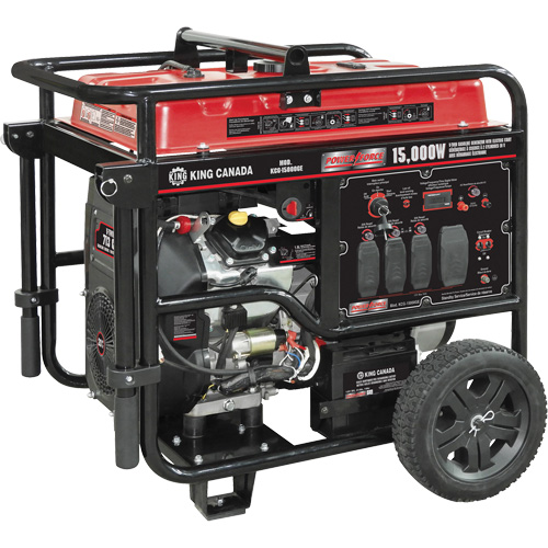 V-Twin Gasoline Generator, 15000 W Surge, 12500 W Rated, 120 V/240 V, 40 L Tank Air Extreme Inc.