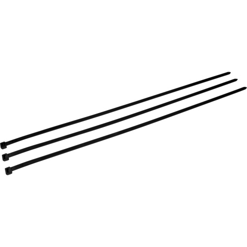 Attache pour c&acirc;bles, Longueur 24", R&eacute;sistance &agrave; la traction 175 lb, Noir Air Extreme Inc.