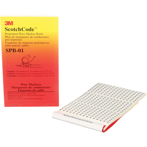 ScotchCode Pre-Printed Wire Marker Book Air Extreme Inc.