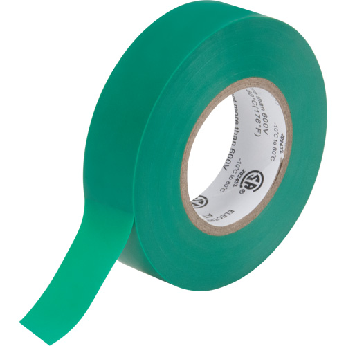 Electrical Tape, 19 mm (3/4") x 18 M (60'), Green, 7 mils Air Extreme Inc.