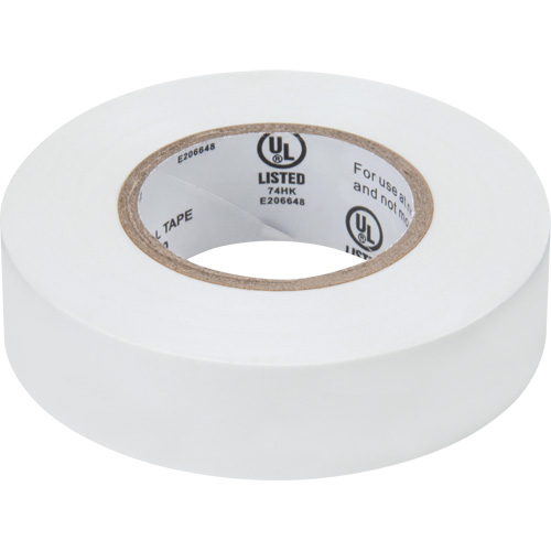 Electrical Tape, 19 mm (3/4") x 18 M (60'), White, 7 mils Air Extreme Inc.