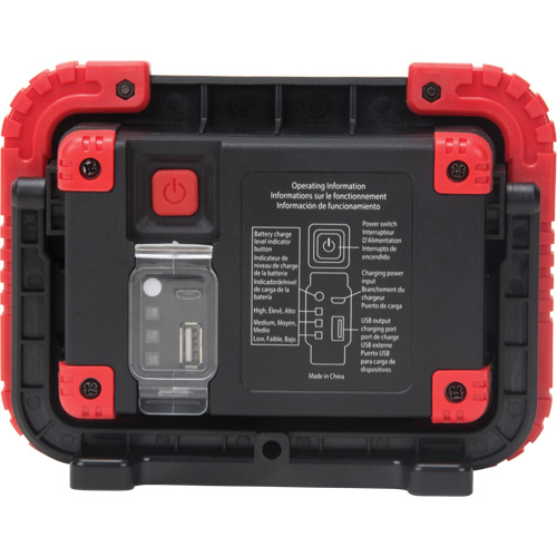 Lampe de travail portative, DEL, 10 W, 1000 lumens, Boîtier en Plastique Air Extreme Inc.