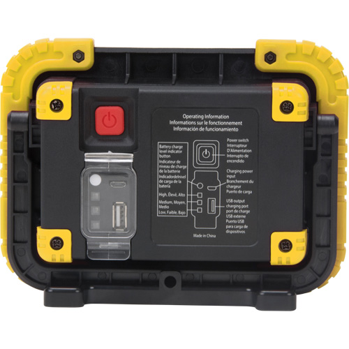Lampe de travail portative, DEL, 10 W, 1000 lumens, Boîtier en Plastique Air Extreme Inc.