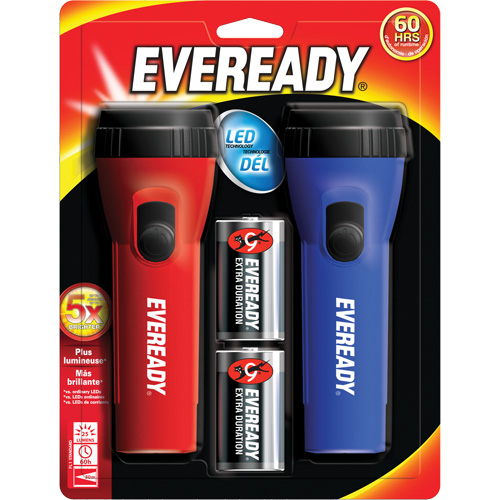 Eveready&reg; General Purpose Flashlight Kit, LED, 25 Lumens, D Batteries Air Extreme Inc.