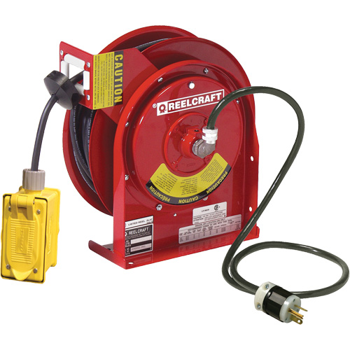 Power Cord Reel, 45', SJEOOW, 12 Gauge, 20 A Air Extreme Inc.