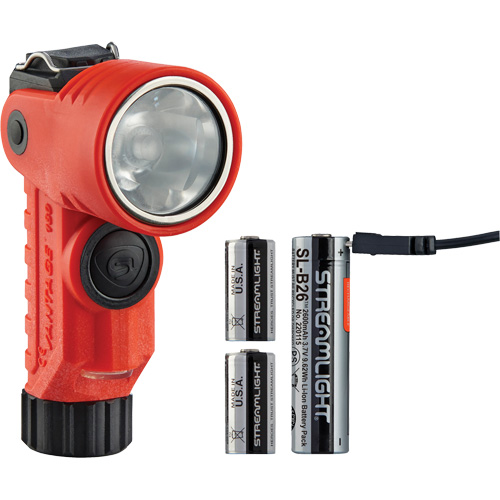 Lame de poche &agrave; alimentation multiple &agrave; angle droit pour casque Vantage 180 X, DEL, Piles Rechargeable/CR123A, Polym&egrave;re de nylon Air Extreme Inc.