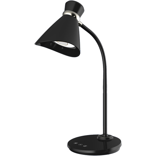Lampe de bureau, 6 W, DEL, Col 16", Noir Air Extreme Inc.