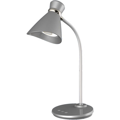 Lampe de bureau, 6 W, DEL, Col 16", Argent Air Extreme Inc.