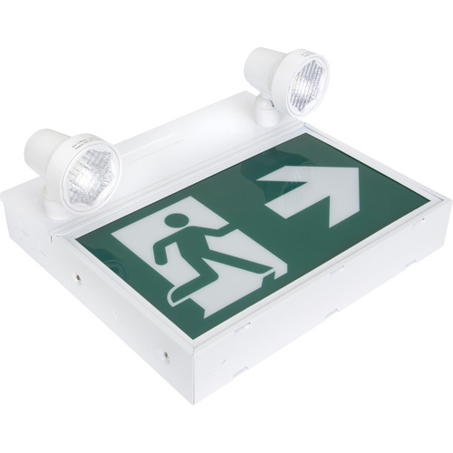 Running Man Sign with Security Lights, LED, Battery Operated/Hardwired, 12-1/10" L x 11" W, Pictogram Air Extreme Inc.
