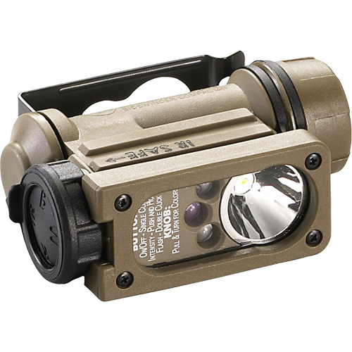 Lampe mains libres Sidewinder Compact II, mod&egrave;le militaire, DEL, 55 lumens, 6 hres de fonctionnement, piles AA Air Extreme Inc.