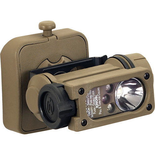 Lampe mains libres Sidewinder Compact II, mod&egrave;le militaire, DEL, 55 lumens, 6 hres de fonctionnement, piles AA Air Extreme Inc.