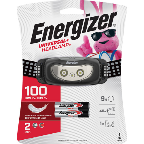Universal Plus Headlamp, LED, 100 Lumens, 9 Hrs. Run Time, AAA Batteries Air Extreme Inc.