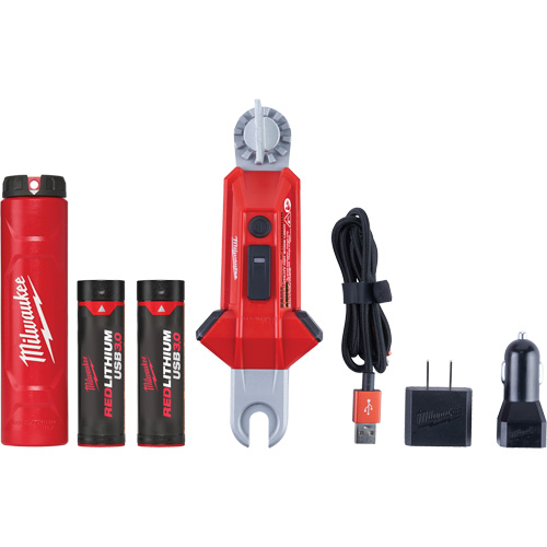 Lampe USB polyvalente REDLITHIUM pour perche isolante, DEL, Piles Rechargeable, Aluminium Air Extreme Inc.