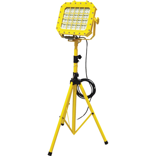 Explosion Proof Floodlight with Tripod, LED, 40 W, 5600 Lumens, Aluminum Housing Air Extreme Inc.