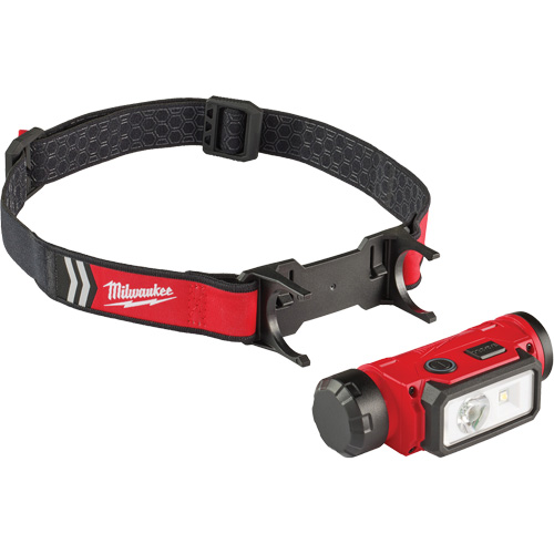 REDLITHIUM USB Hardhat Headlamp, LED, 600 Lumens, 5 Hrs. Run Time, Rechargeable Batteries Air Extreme Inc.