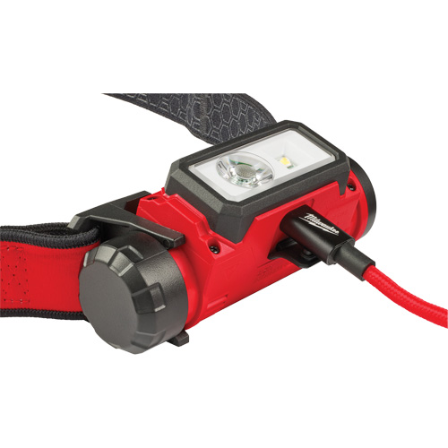REDLITHIUM USB Hardhat Headlamp, LED, 600 Lumens, 5 Hrs. Run Time, Rechargeable Batteries Air Extreme Inc.