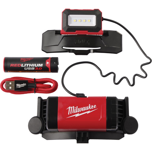 Lampe frontale USB Redlithium Bolt, DEL, 600 lumens, 4 hres de fonctionnement, piles Rechargeable Air Extreme Inc.