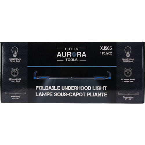 Foldable Underhood Work Light, Hook, Rechargeable, 1400 Lumens Air Extreme Inc.