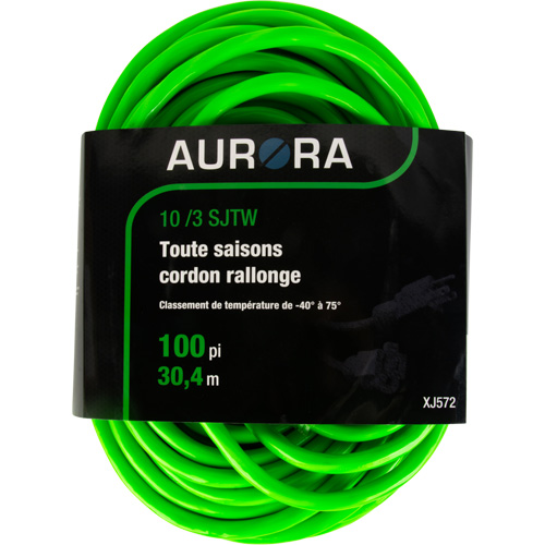 Industrial Extension Cord, All-Weather, SJTW, 10/3 AWG, 15 A, 100' Air Extreme Inc.