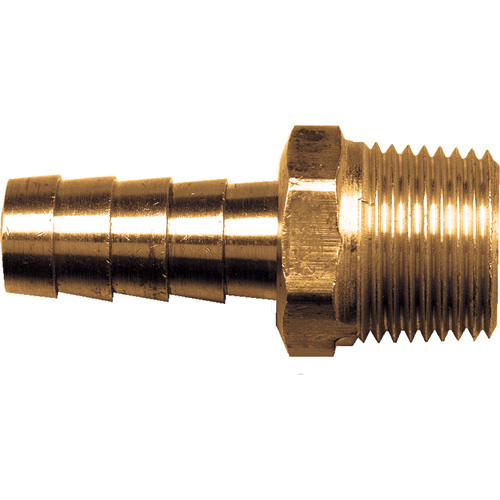 Male Hose Connector, Brass, 1/4" x 1/4" Air Extreme Inc.