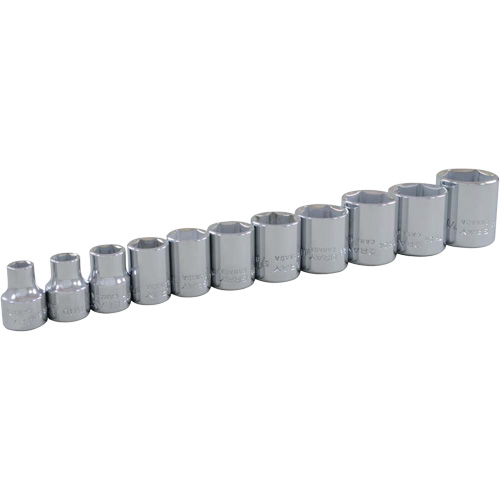 SAE Socket Set, 11 Pcs, 3/8" Drive Size Air Extreme Inc.