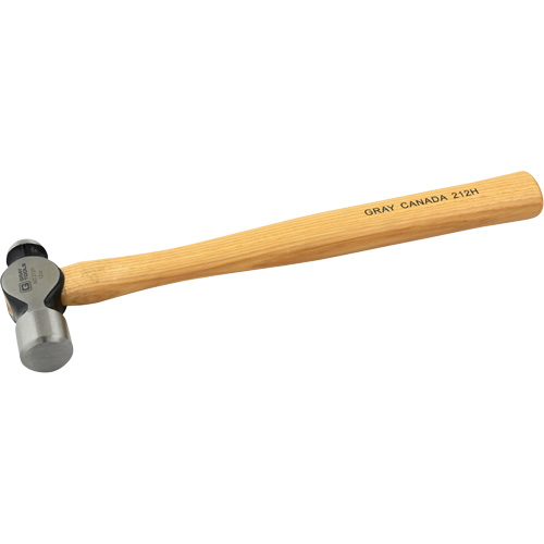 Ball Pein Hammer, 12 oz. Head Weight, Plain Face, Wood Handle Air Extreme Inc.