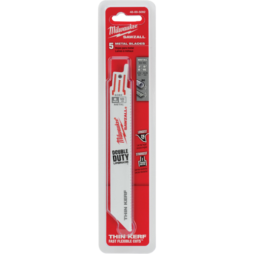 Sawzall&reg; Metal-Cutting Blade, Bi-Metal, 10 TPI, 6" L Air Extreme Inc.
