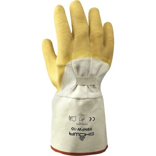 Gants robustes 99NFW, 10/Grand, R&ecirc;vetement Latex de caoutchouc, Enveloppe en Coton Air Extreme Inc.