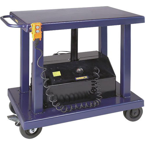 Hydraulic Lift Table, Steel, 24" W x 36" L, 2000 lbs. Capacity Air Extreme Inc.