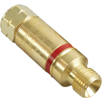 Antiretours pare-flammes - Oxy/gaz combustibles, Gaz combustibles (rouge)/Oxyg&egrave;ne (vert), Style pour adapteur de d&eacute;tendeur Air Extreme Inc.
