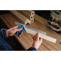 True Blue&reg; Combination Square, 12" L, 1/16" Graduations, Steel, Plain Air Extreme Inc.