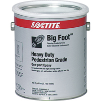 Big Foot Heavy-Duty Pedestrian Grade Anti-Slip Floor Coating, 1 gal., Epoxy-Based, Black Air Extreme Inc.
