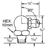 Fitting, 6 mm Thread Air Extreme Inc.