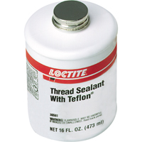 Thread Sealant with PTFE, Brush-Top Can, 473 ml, -51° C - 149° C/-59.8° F - 300.2° F Air Extreme Inc.