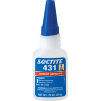 431 Surface Insensitive Instant Adhesive, Clear, Bottle, 20 g Air Extreme Inc.