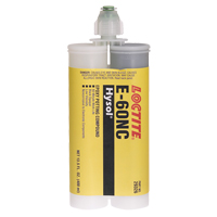 E-60NC Electrically Non-Corrosive Structural Adhesives, 400 ml, Dual Cartridge, Two-Part, Black Air Extreme Inc.