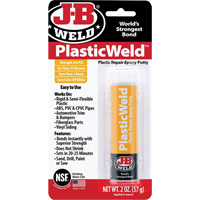 Colle &eacute;poxyde PlasticWeld, 2 oz, B&acirc;ton, Blanc cass&eacute; Air Extreme Inc.