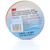 Ruban en vinyle pour travaux g&eacute;n&eacute;raux 764, 50,8 mm (2") la x 32,9 m (108') lo, 5 mils, Orange Air Extreme Inc.