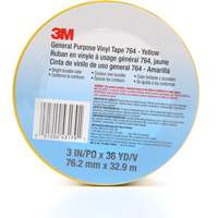Ruban en vinyle pour travaux g&eacute;n&eacute;raux 764, 76 mm (3") la x 32,9 m (108') lo, 5 mils, Jaune Air Extreme Inc.