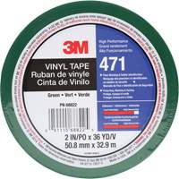 471 Vinyl Tape, 50.8 mm (2") W x 32.9 m (108') L, 5.2 mils, Green Air Extreme Inc.