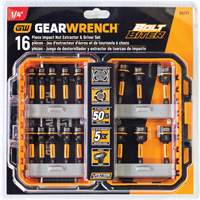 Bolt Biter Nut Extractor & Driver Set, 16 Pcs., Non Magnetic, Metric & Imperial Air Extreme Inc.