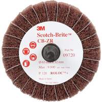 Disque combin&eacute; Scotch-Brite, 2-1/2" dia., Grain 120, Oxyde d'aluminium Air Extreme Inc.