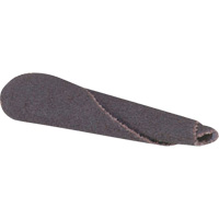 Cartouche de bande abrasive conique ALO, 320 Grain, 3/16" dia., Oxyde d'aluminium, 1" lo, 1/8" Dimension de l'arbre Air Extreme Inc.