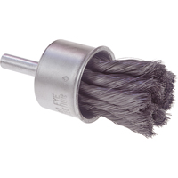 Knot Wire End Brush, 1/2" Dia., 0.014 Wire Dia., 1/4" Shank Air Extreme Inc.