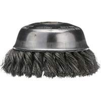 Knotted Cup Brush, 4" Dia. x 5/8"-11 Arbor Air Extreme Inc.