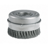 Knot Wire Cup Brushes with Bridle - Heavy-Duty, 4" Dia. x 5/8"-11 Arbor Air Extreme Inc.