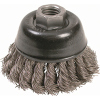 Knot Wire Cup Brushes - High Speed Small Grinder, 2-3/4" Dia. x 5/8"-11 Arbor Air Extreme Inc.