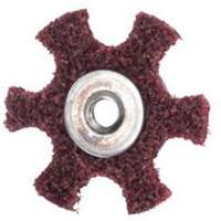 Abrasotex Surface Preparation Star, 4" Dia., Medium Grit, Aluminum Oxide Air Extreme Inc.