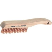 Shoe Handle Scratch Brush, Steel, 4" X 16" Wire Rows, 10" Long Air Extreme Inc.