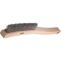 V-Trim Long Handle Scratch Brushes, Stainless Steel, 3 x 19 Wire Rows, 13-3/4" Long Air Extreme Inc.
